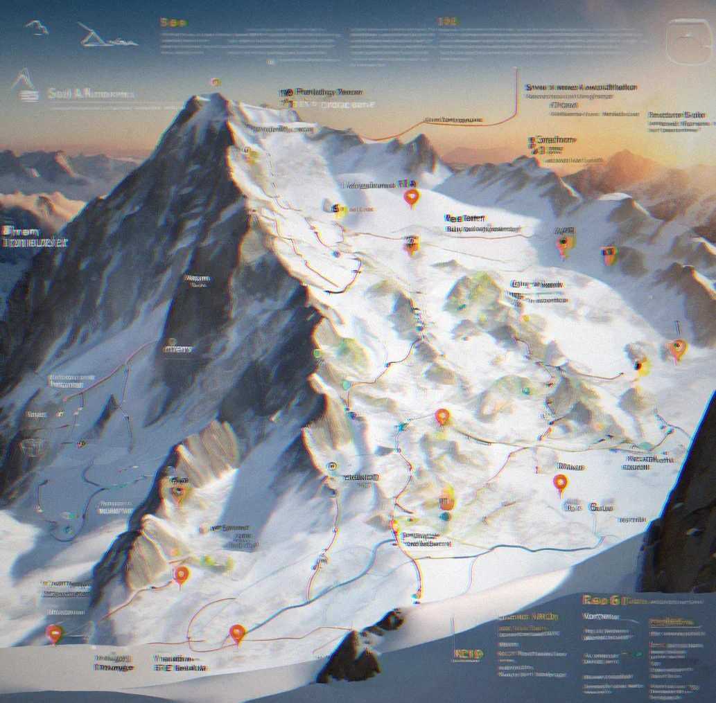 Mountain map interface showing stranded climber location, weather forecast overlay, team position, and equipment loadout options